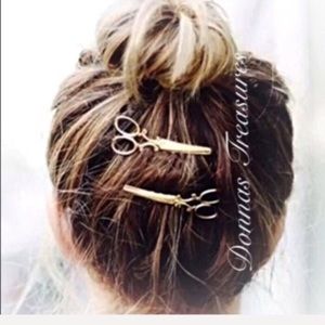 🕊Gold Scissors Hair Clip